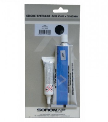 Gelcoat spatulable 75ml - Blanc - SOROMAP